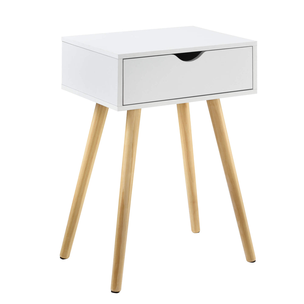 Comodino Sörby 60x40x30 cm con cassetto, bianco