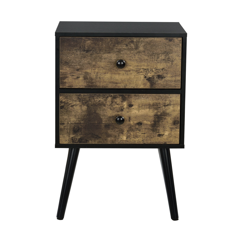 Comodino 60x40x29,5cm Design retrò Colori legno