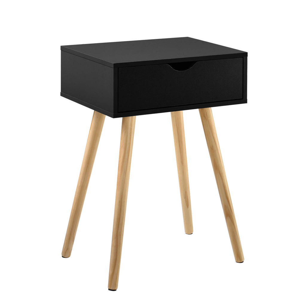Comodino Sörby 60x40x30 cm con cassetto, design retrò