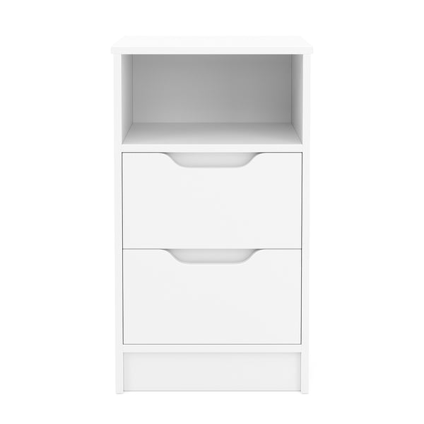 Nachttisch SENA 38 x 67 cm weiss