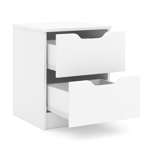 Nachttisch SENA 40 x 50 cm weiss