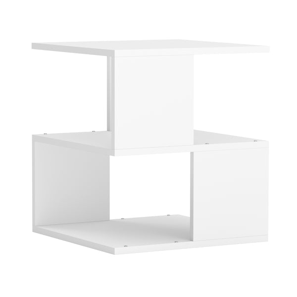 Nachttisch SOVIE 40 x 45 cm 2er Set weiss