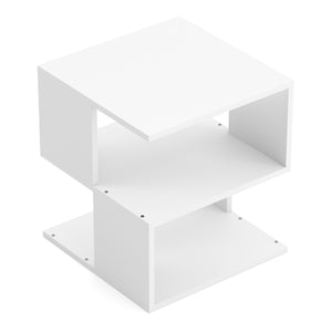 Nachttisch SOVIE 40 x 45 cm 2er Set weiss