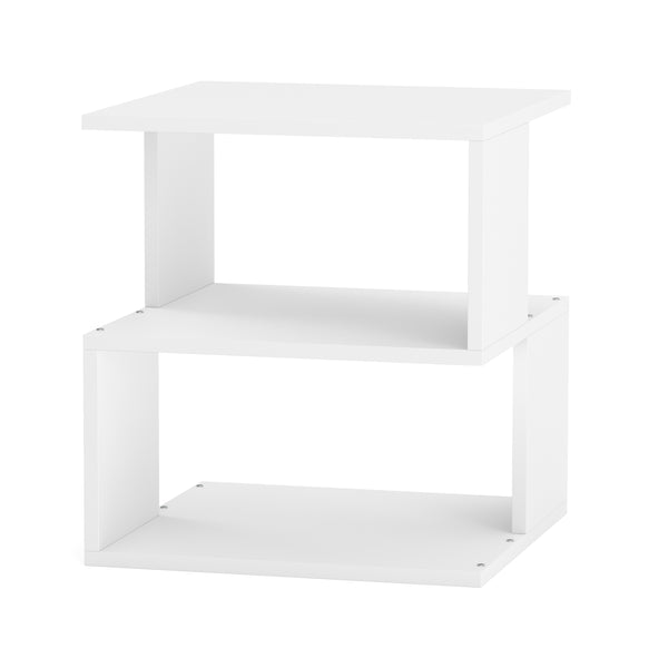Nachttisch SOVIE 40 x 45 cm 2er Set weiss