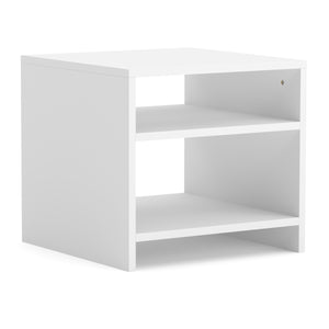Nachttisch VELIE 40 x 40 cm weiss