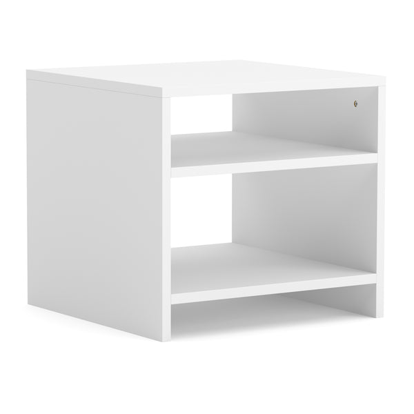 Nachttisch VELIE 40 x 40 cm weiss