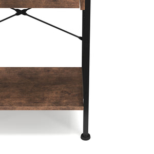 Nachttisch Vintage BONITA 35 x 69 cm mit 2 Schubladen