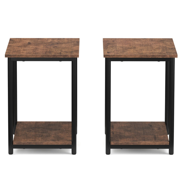 Nachttisch Vintage BONITA 39 x 50 cm 2er Set