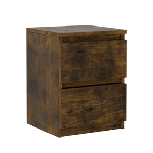Nachttisch Vintage CARL 30 x 40 cm 2er Set braun