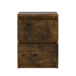 Nachttisch Vintage CARL 30 x 40 cm 2er Set braun