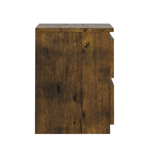 Nachttisch Vintage CARL 30 x 40 cm 2er Set braun