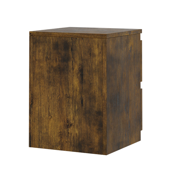 Nachttisch Vintage CARL 30 x 40 cm 2er Set braun