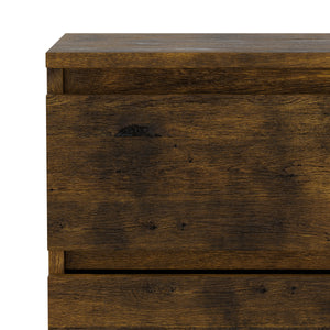 Nachttisch Vintage CARL 30 x 40 cm 2er Set braun