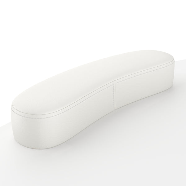 Foldable nail table with wheels, 98 x 77 x 44 cm, white
