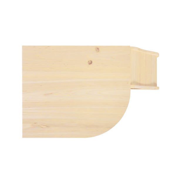 Kaninchen Meerschweinchen Haus Holz 60 x 37 x 20 cm natur
