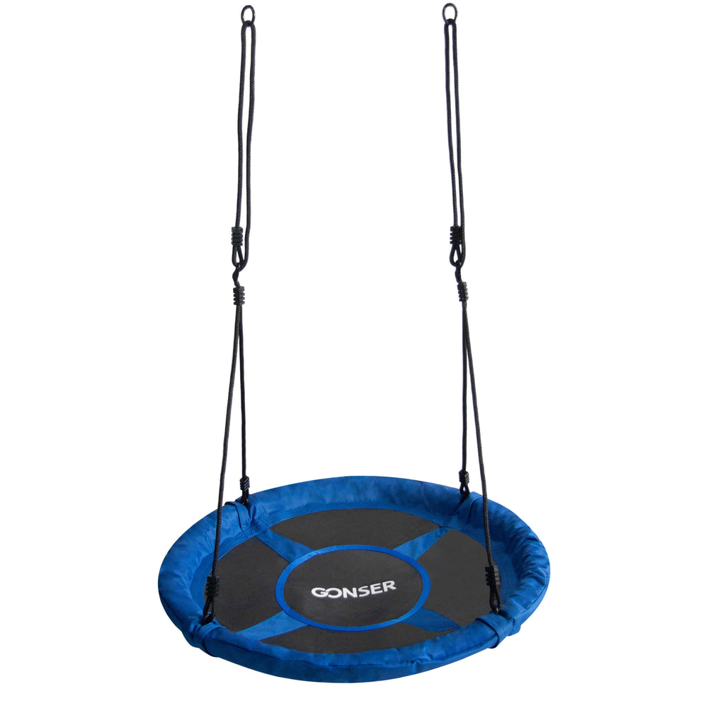 Altalena a nido 100 cm blu/nero
