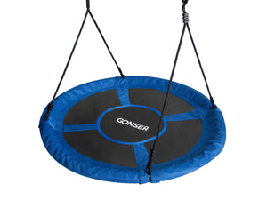 Nestschaukel 110 cm blau/schwarz