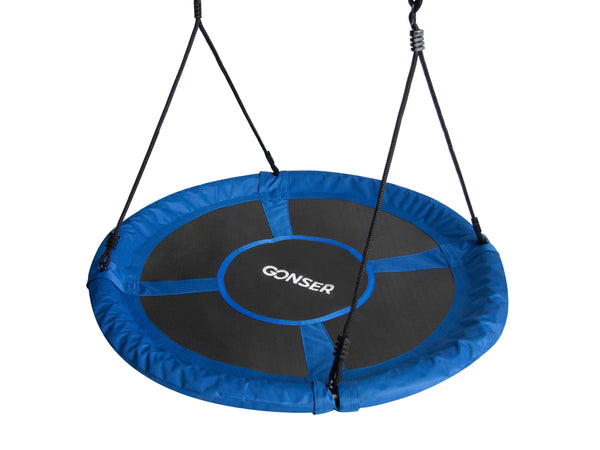 Nestschaukel 110 cm blau/schwarz