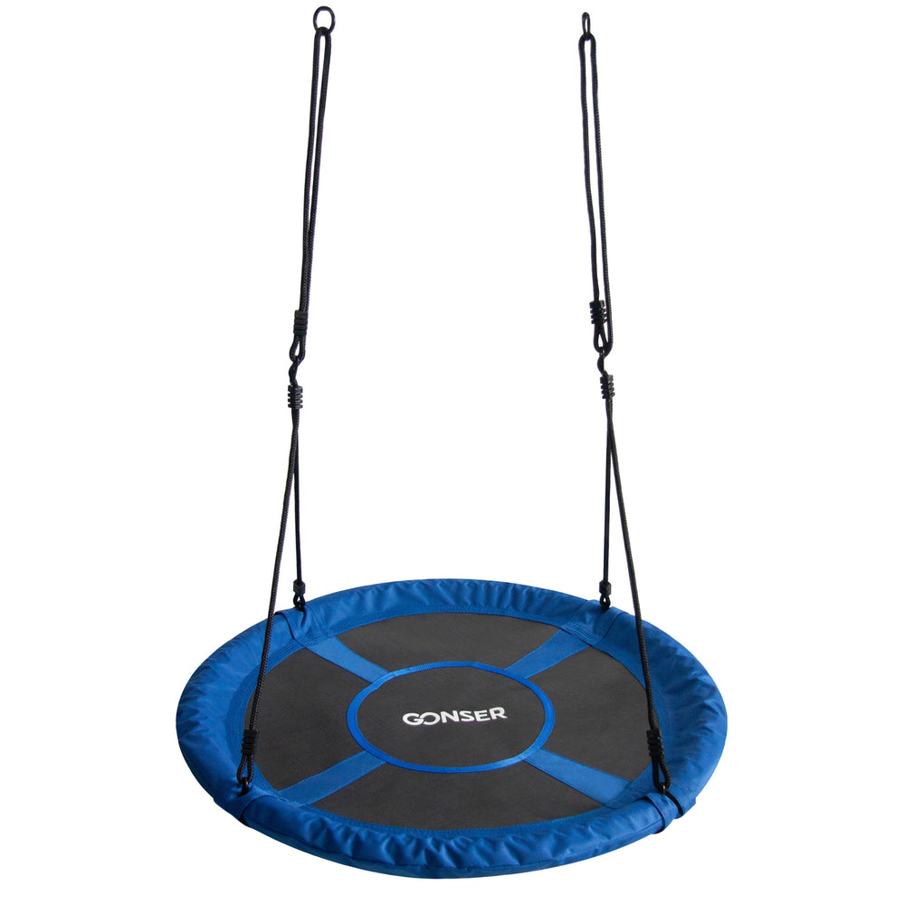 Altalena a nido 110 cm blu/nero