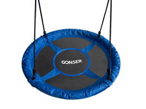 Nestschaukel 110 cm blau/schwarz