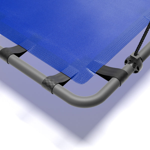 Nestschaukel 118 x 80 cm blau/schwarz
