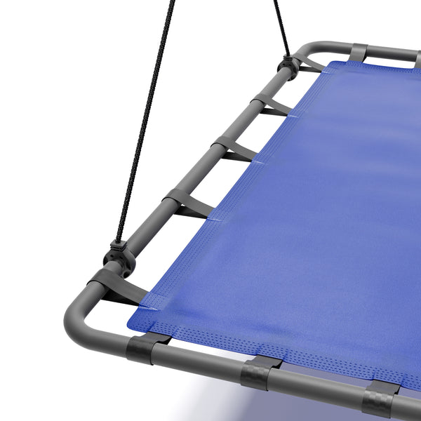 Nestschaukel 118 x 80 cm blau/schwarz