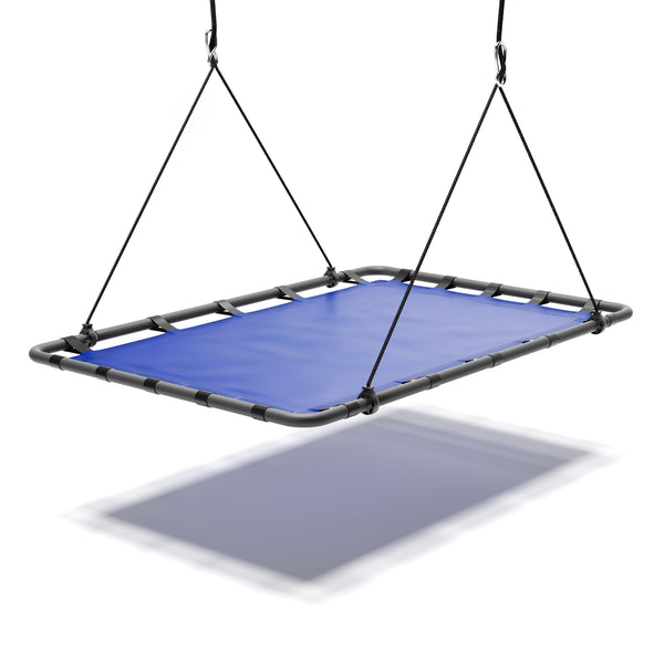 Nestschaukel 118 x 80 cm blau/schwarz