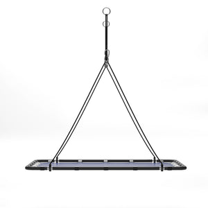 Nestschaukel 118 x 80 cm blau/schwarz
