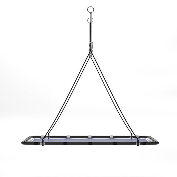 Nestschaukel 118 x 80 cm blau/schwarz