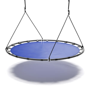 Nestschaukel rund 120 cm blau/schwarz