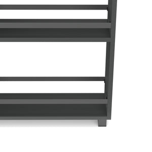 Nischenregal schmal 15 x 54 x 78 cm anthrazit/hellbraun