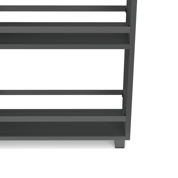 Nischenregal schmal 15 x 54 x 78 cm anthrazit/hellbraun