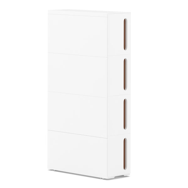 Nischenregal 17 x 45 x 84 cm weiss/schwarz