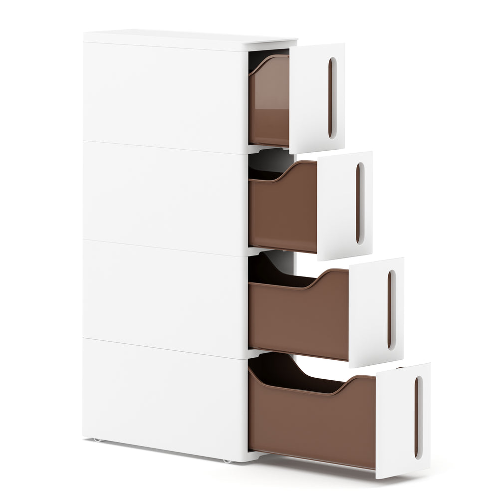Niche shelf 17 x 45 x 84 cm white/black