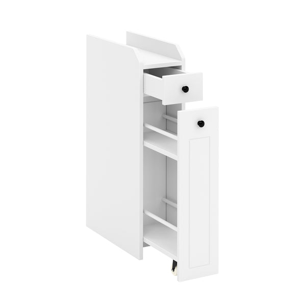 Nischenregal schmal 18 x 40 x 70 cm weiss