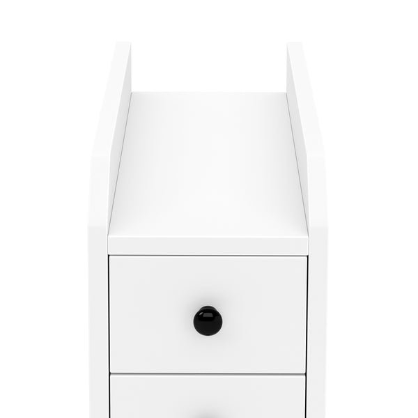 Nischenregal schmal 18 x 40 x 70 cm weiss