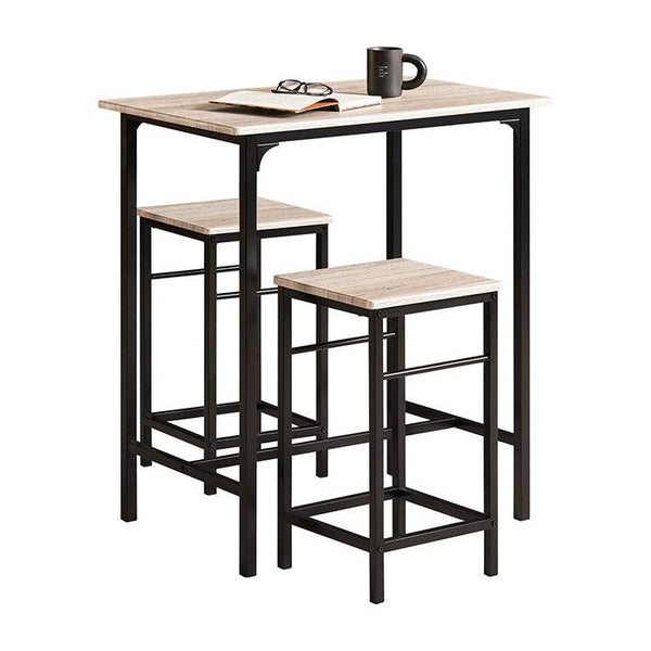 Bartisch mit 2 Hockern | Bartisch set | 3-teilig