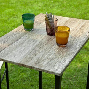 Bartisch mit 2 Hockern | Bartisch set | 3-teilig