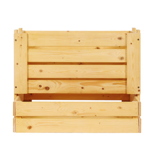 Obstkiste Holz 58 x 38 x 42 cm natur