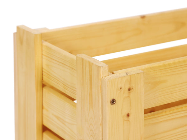 Obstkiste Holz 58 x 38 x 42 cm natur