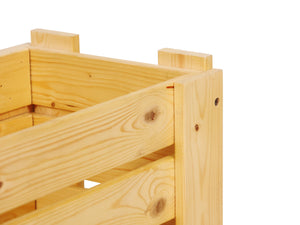 Obstkiste Holz 58 x 38 x 42 cm natur