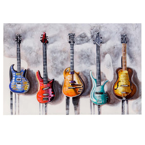 Ölgemälde Gitarren handgemaltes Ölbild ~ 120x80cm