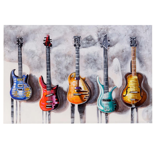 Ölgemälde Gitarren handgemaltes Ölbild ~ 120x80cm
