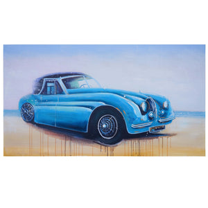 Ölgemälde Oldtimer 100% handgemaltes Ölbild 140x80cm