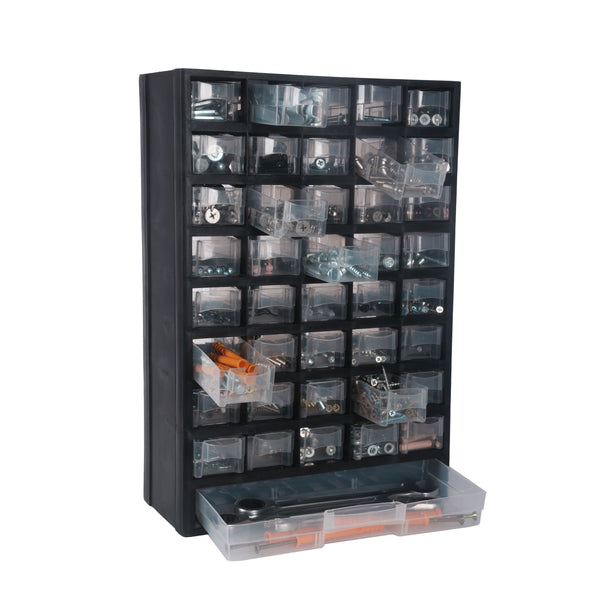 Kleinteilemagazin mit 41 Schubladen 2er Set