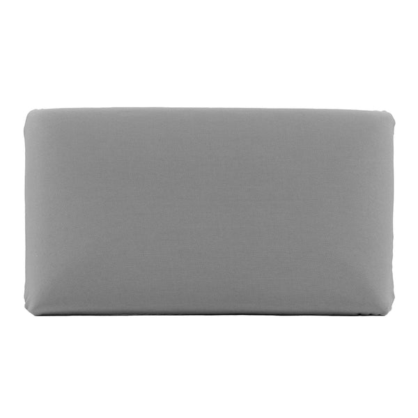 Orthopädisches Kopfkissen 70 x 40 cm weiss/grau