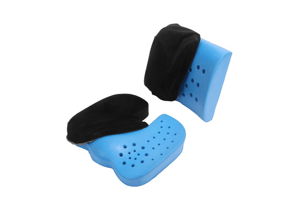 Orthopädisches Sitzkissen und Rückenkissen 2er Set schwarz