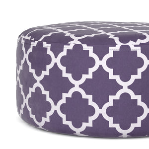 Outdoor Pouf aufblasbar PATTY taupe/weiss