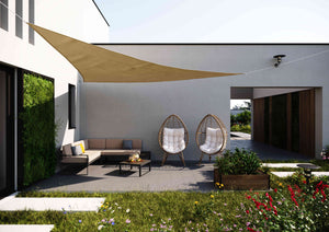 Sonnensegel Dreieck 3x3x3 m beige