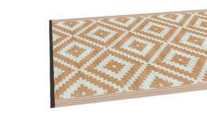 Tappeto da esterno KALUA 150 x 90 cm beige/bianco